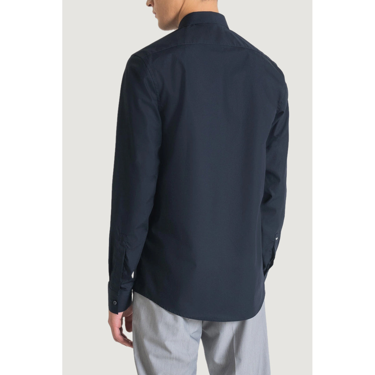 Antony Morato — Chemise réf. MMSL00691-FA400078 bleu homme — vue 4