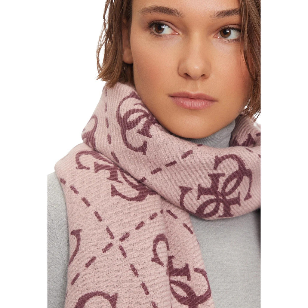 Guess — Écharpe rose femme — vue 4