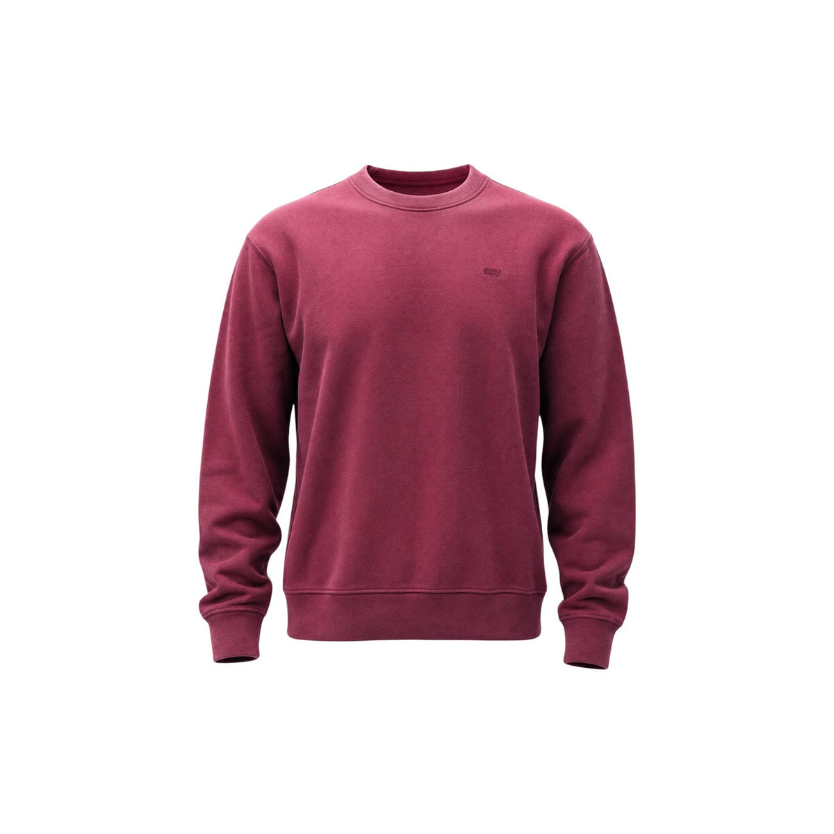 Levi’s — Men’s burgundy round-neck sweatshirt — view 3