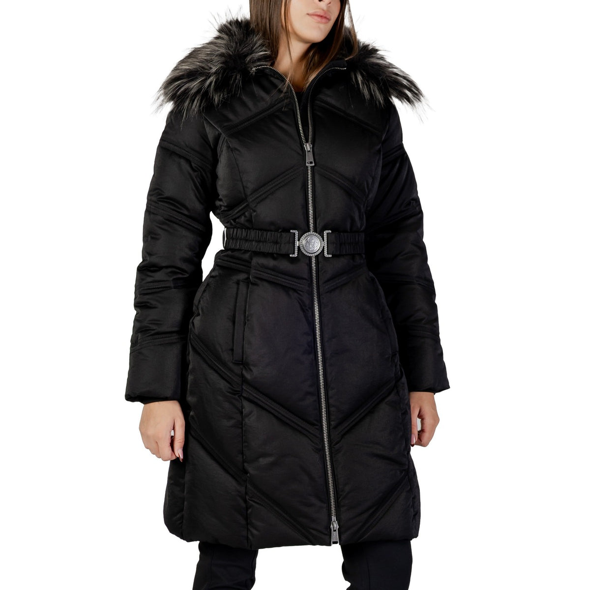 Guess — Women's W5bl33 Wg092 jacket - black color — view 3