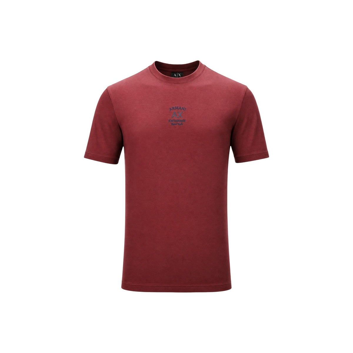 Armani Exchange — T-shirt en coton rouge homme — vue 2