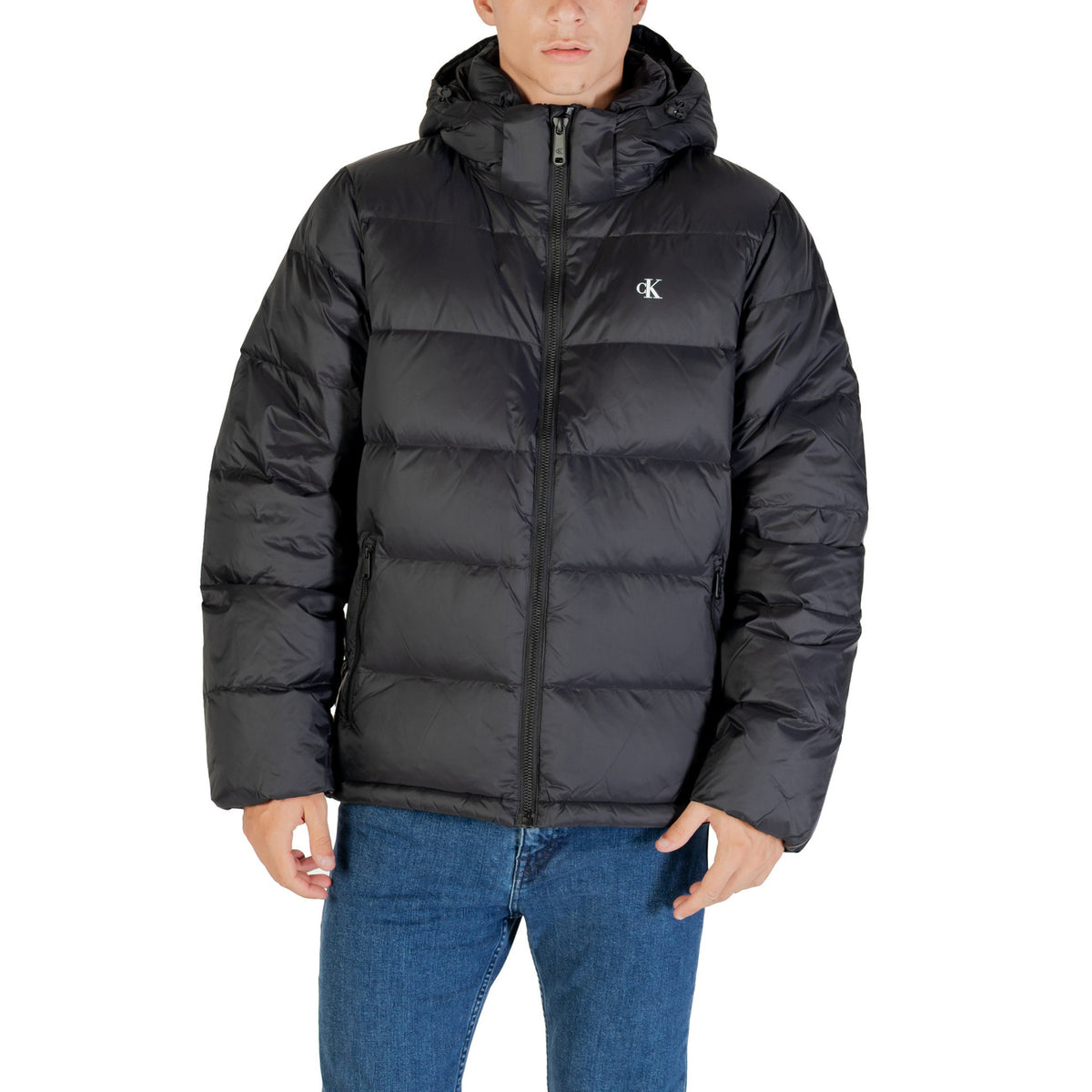 Calvin Klein Jeans — Dames donsjack met capuchon LV04RC518G Zwart — afbeelding 6