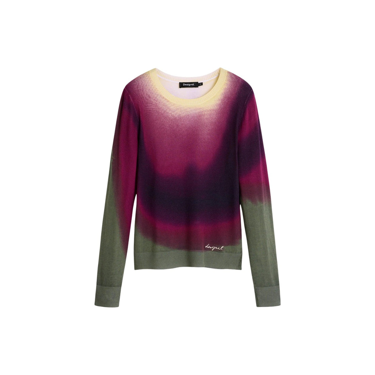 Desigual — Pull Veget imprimé violet femme — vue 5