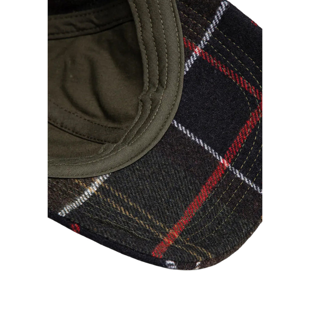 Barbour — Casquette Galingale Tartan verte homme — vue 4