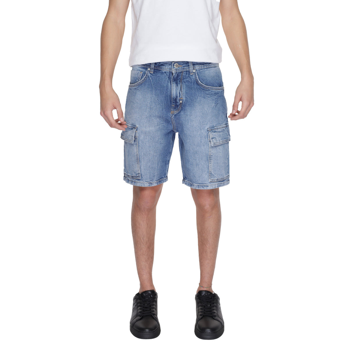 Antony Morato — Bermuda réf. MMDS00078-FA750475 bleu homme
