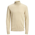 Jack & Jones — Emil beige turtleneck sweater for men