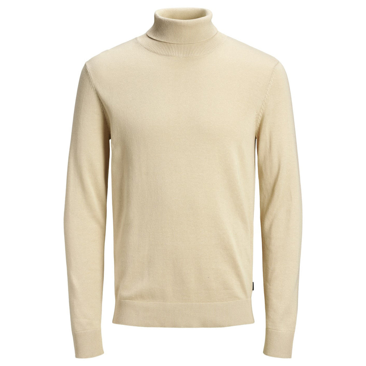 Jack & Jones — Emil beige turtleneck sweater for men
