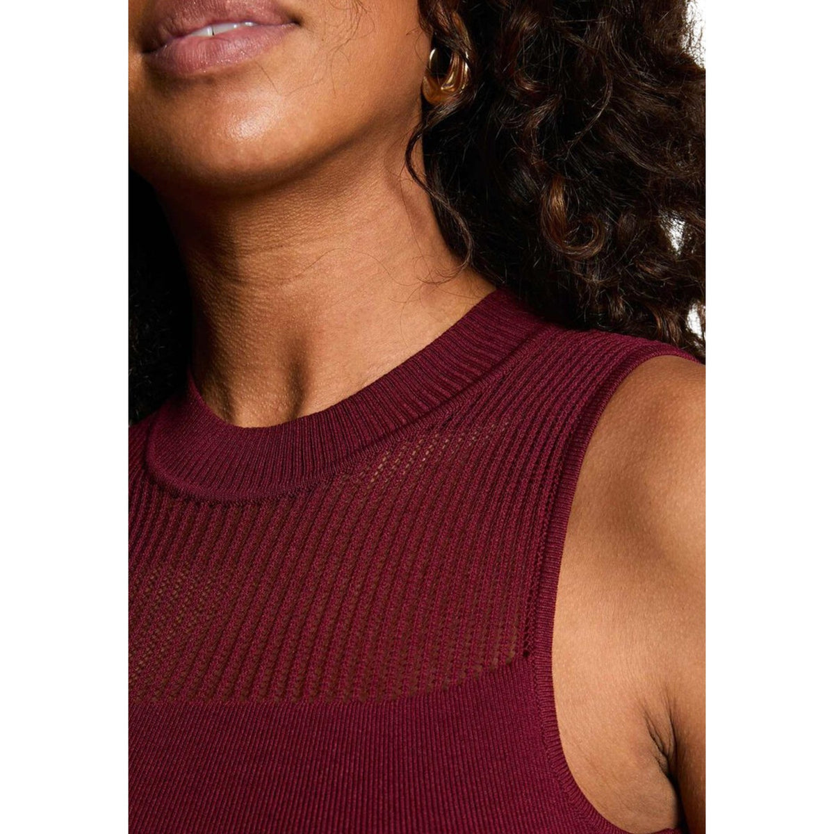 Morgan — Débardeur bordeaux femme — vue 4