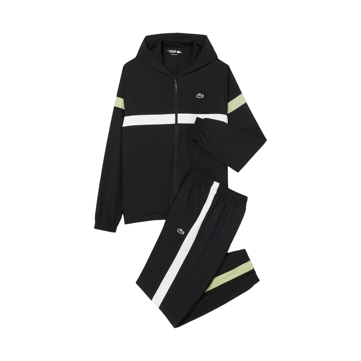 Lacoste — Survêtement WH0219 noir homme — vue 3