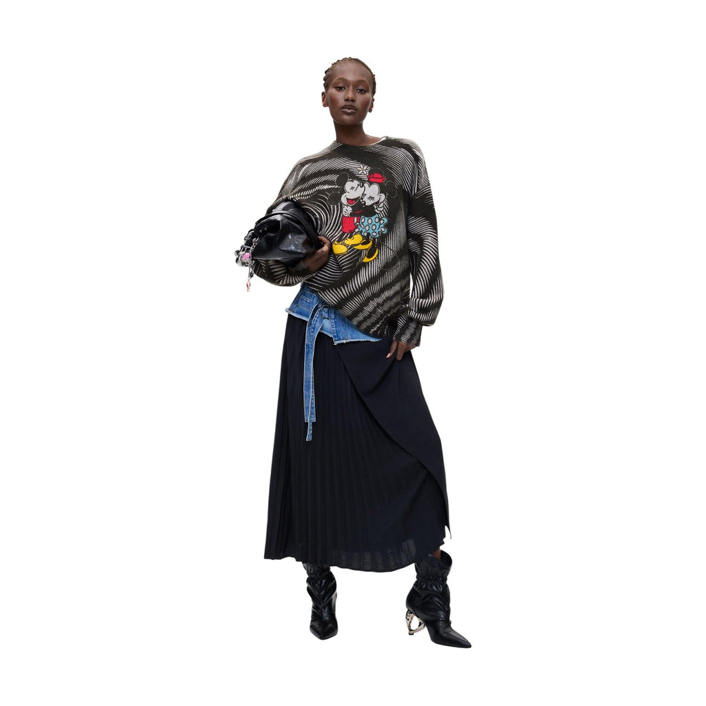 Desigual — Women’s black Hug Mickey sweater — view 2