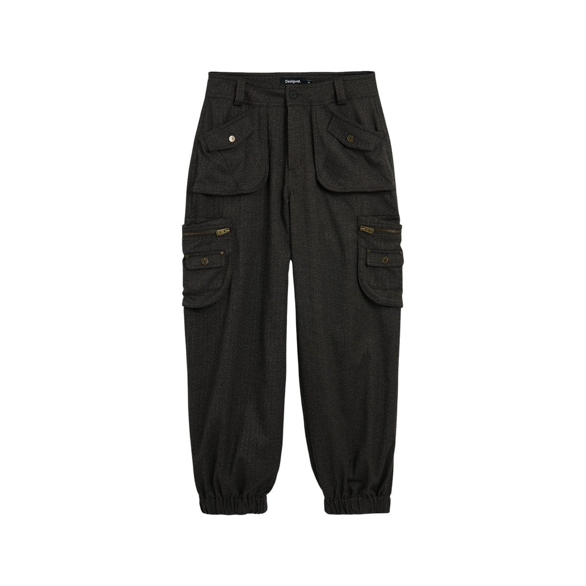 Desigual — Pantalon Urban marron femme — vue 4