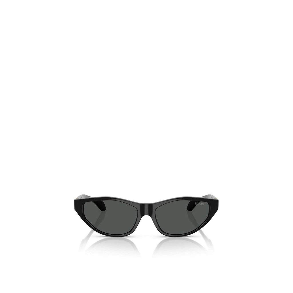 Versace — Women's black acetate cat-eye sunglasses — view 5