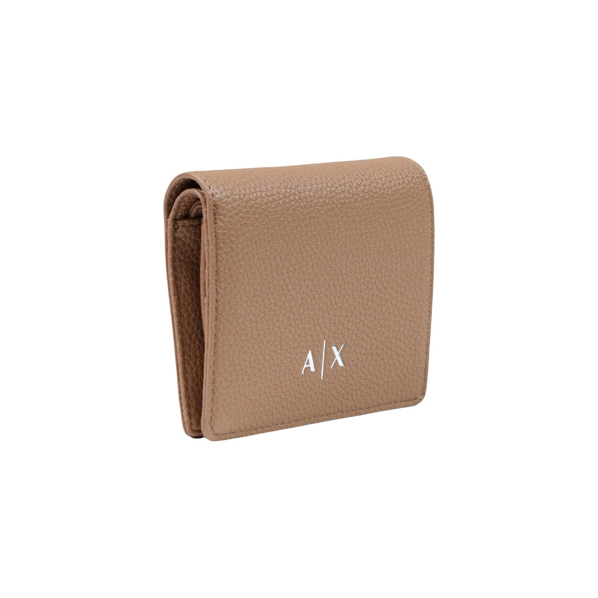 Armani Exchange — Compacte beige damesportemonnee — afbeelding 2