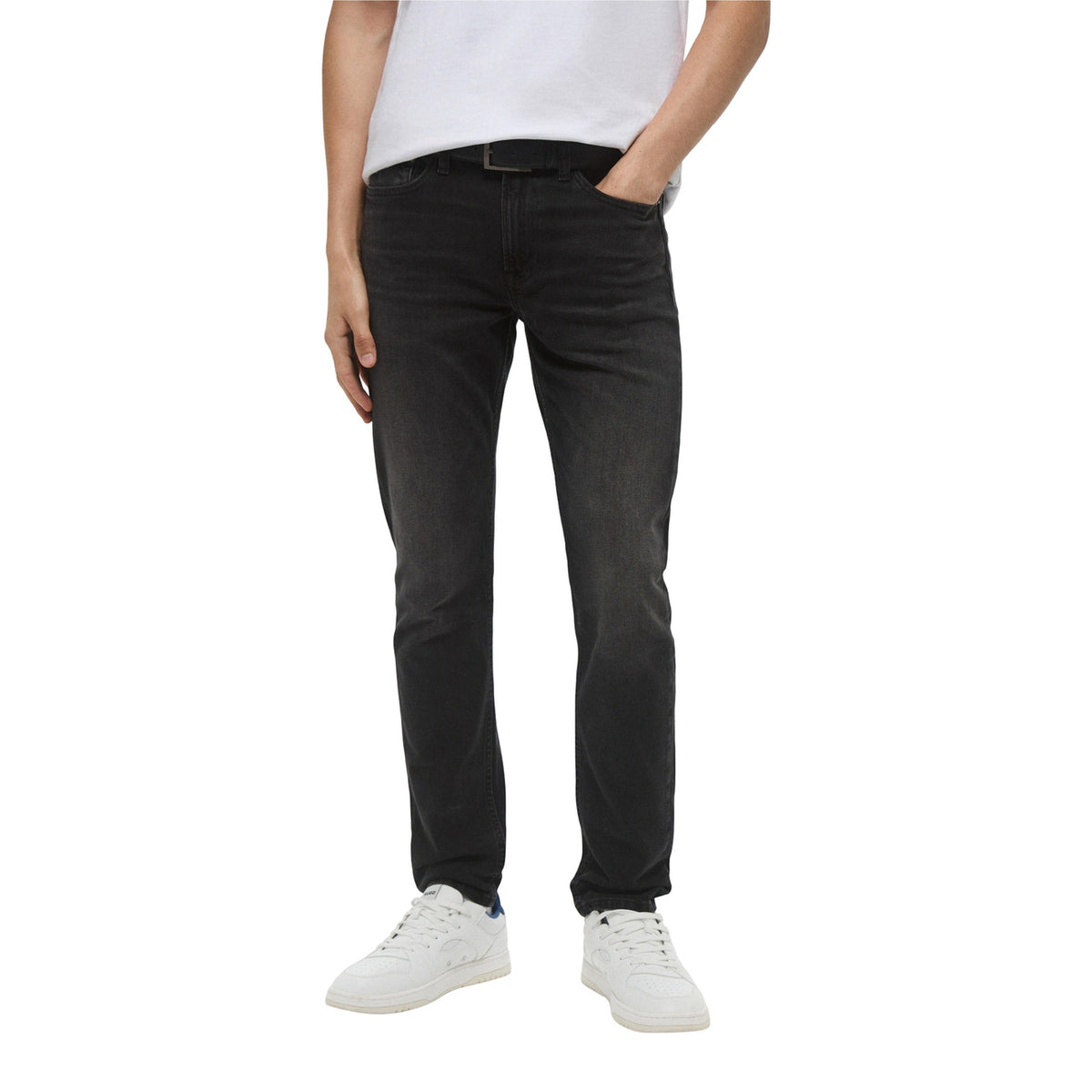 Calvin Klein Jeans — Jean slim tapered noir homme