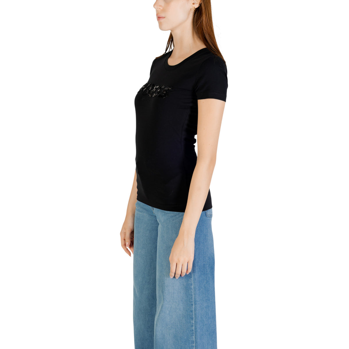 Guess — T-shirt Logo Segquins femme — vue 3