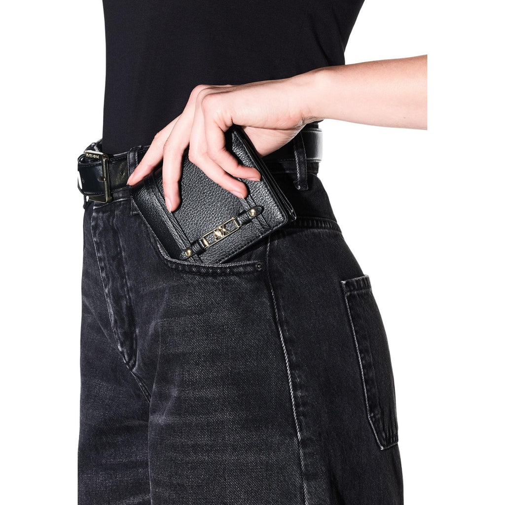 Armani Exchange — Portefeuille compact XW002613 noir femme — vue 2