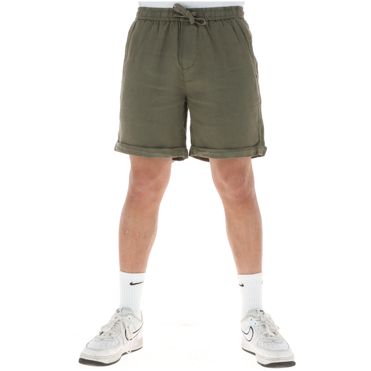 Lyle & Scott — Bermuda en lin homme