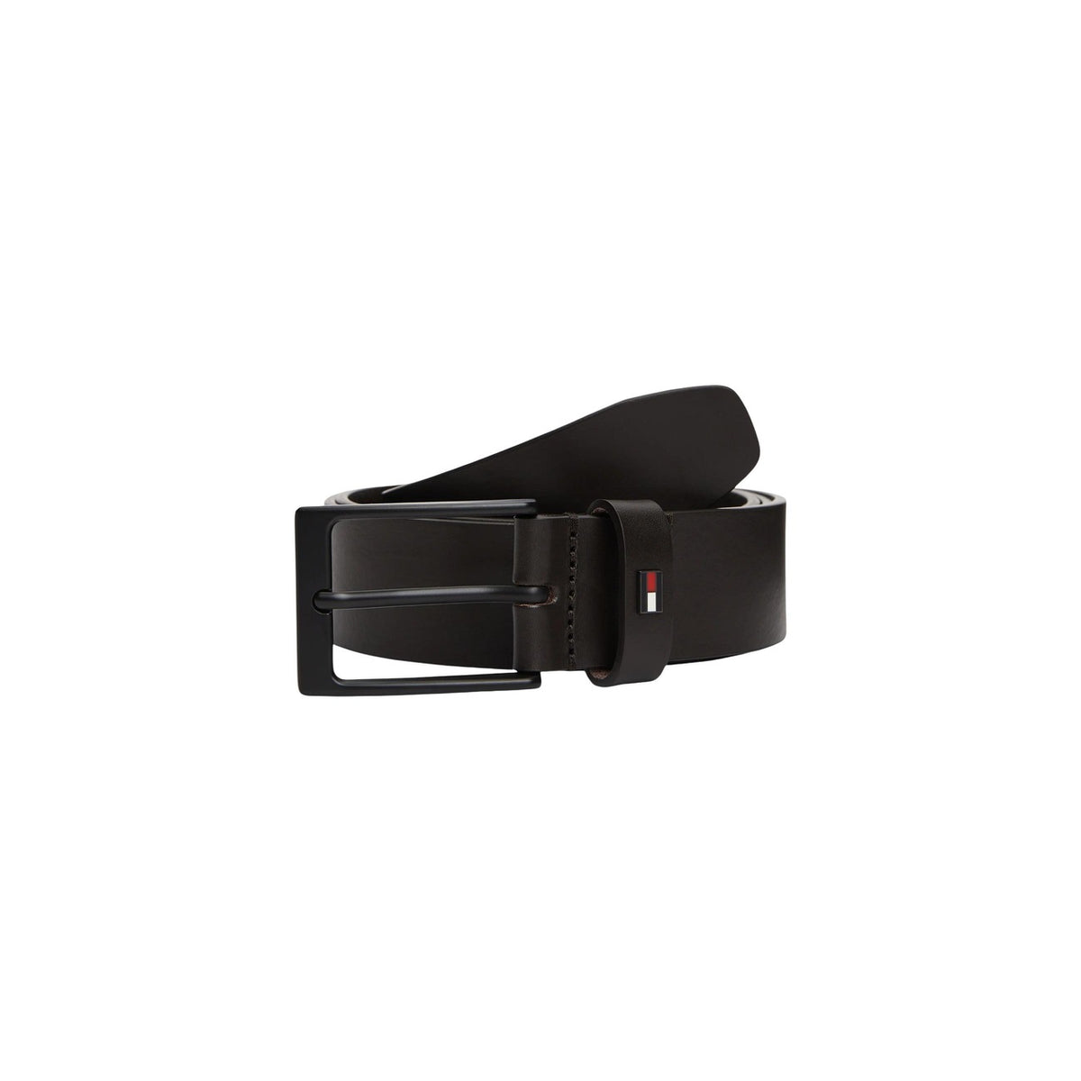 Tommy Hilfiger — Layton 3.5 Leder-Herrengürtel — braun