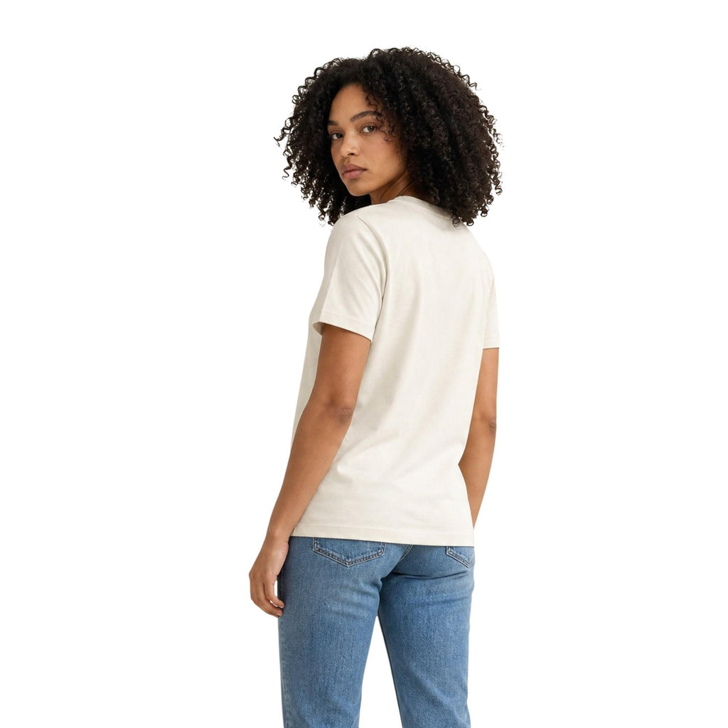 Calvin Klein Jeans — T-shirt blanc femme — vue 5
