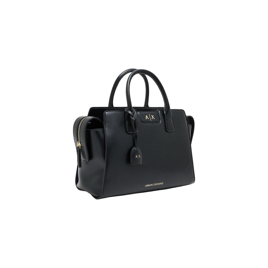 Armani Exchange — Zwarte shopper tas voor dames — afbeelding 5