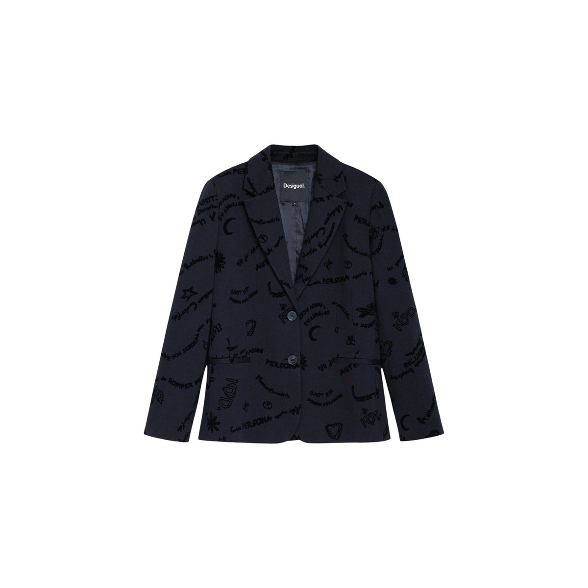 Desigual — Women’s black Dora blazer — view 3