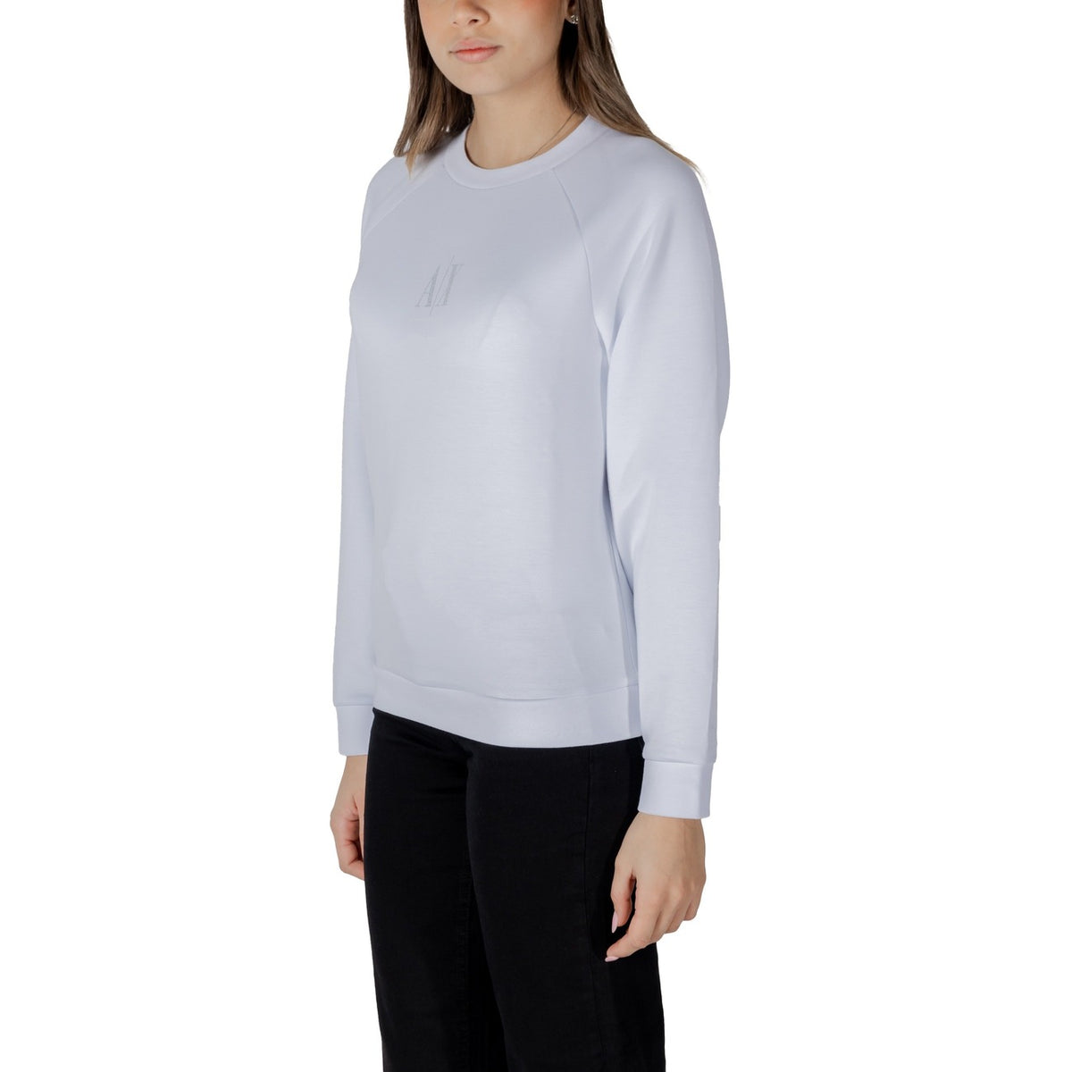 Armani Exchange — Sweatshirt XW000826 white woman — view 3