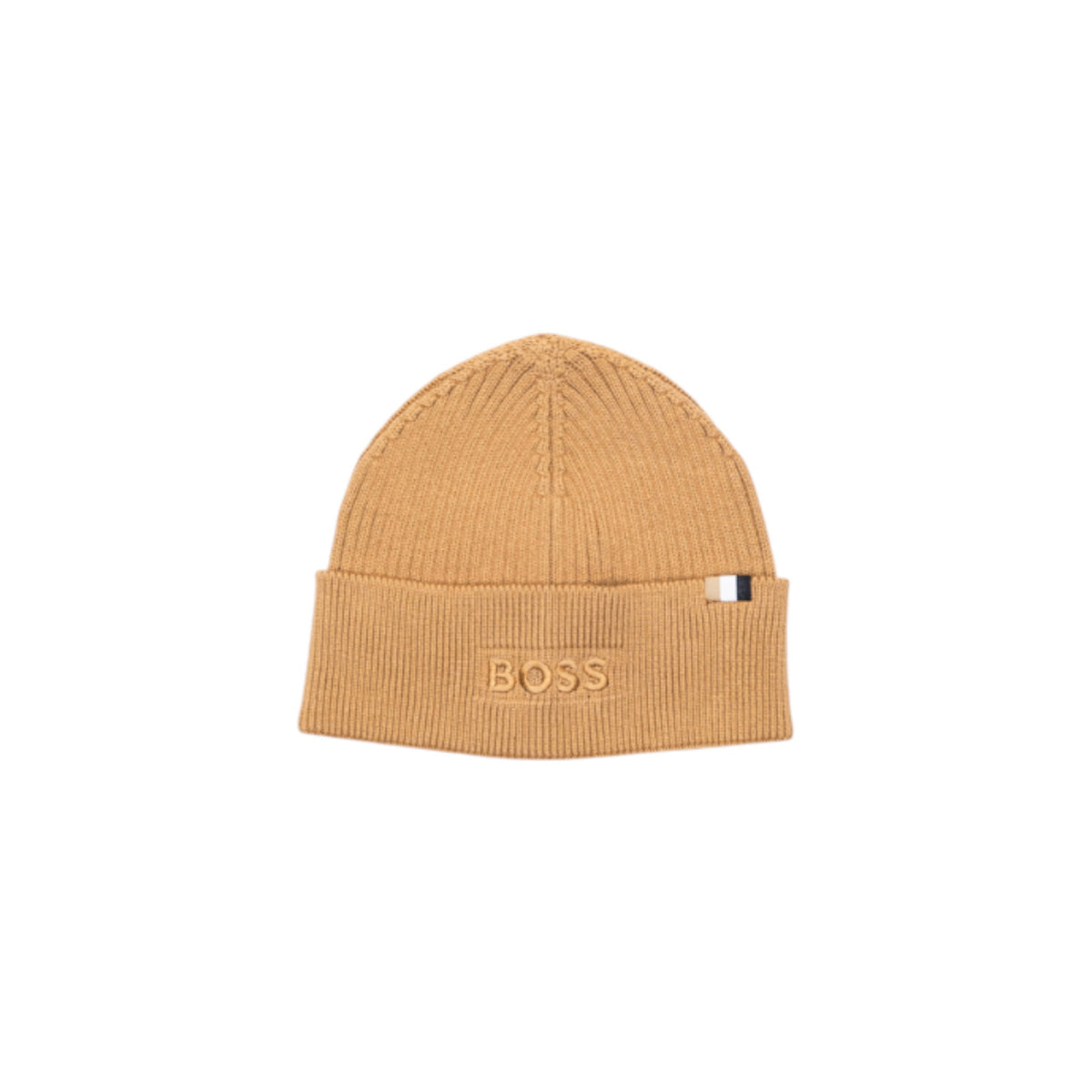 BOSS — Bonnet Magico_R beige coton-laine homme
