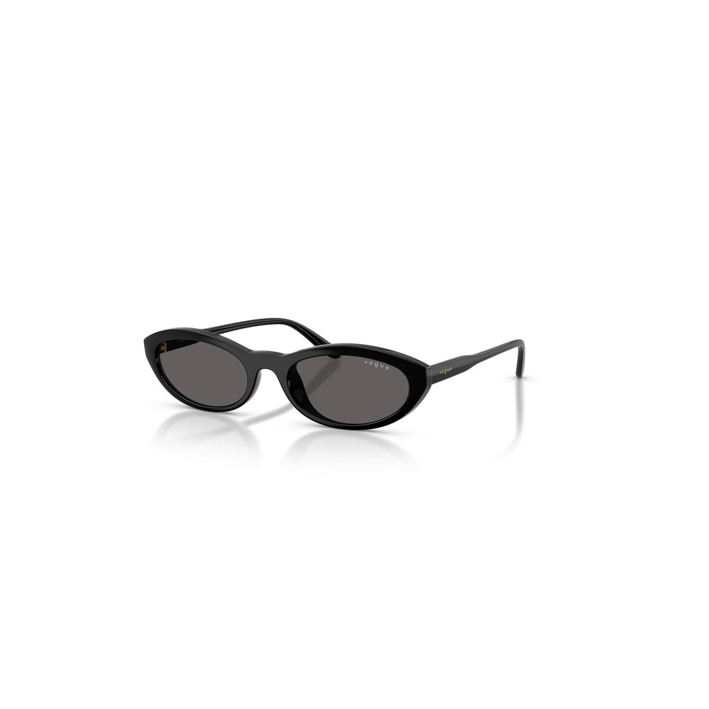 Vogue Eyewear — Lunettes de soleil rondes noir femme — vue 3