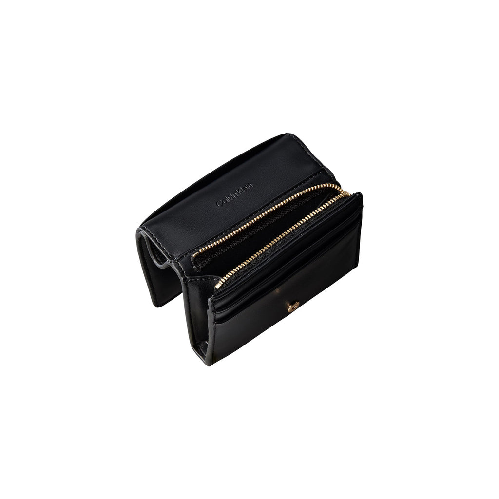 Calvin Klein — Geldbörse schwarz Art.-Nr. BOLD CK MEDIUM BIFOLD für Damen — Ansicht 3