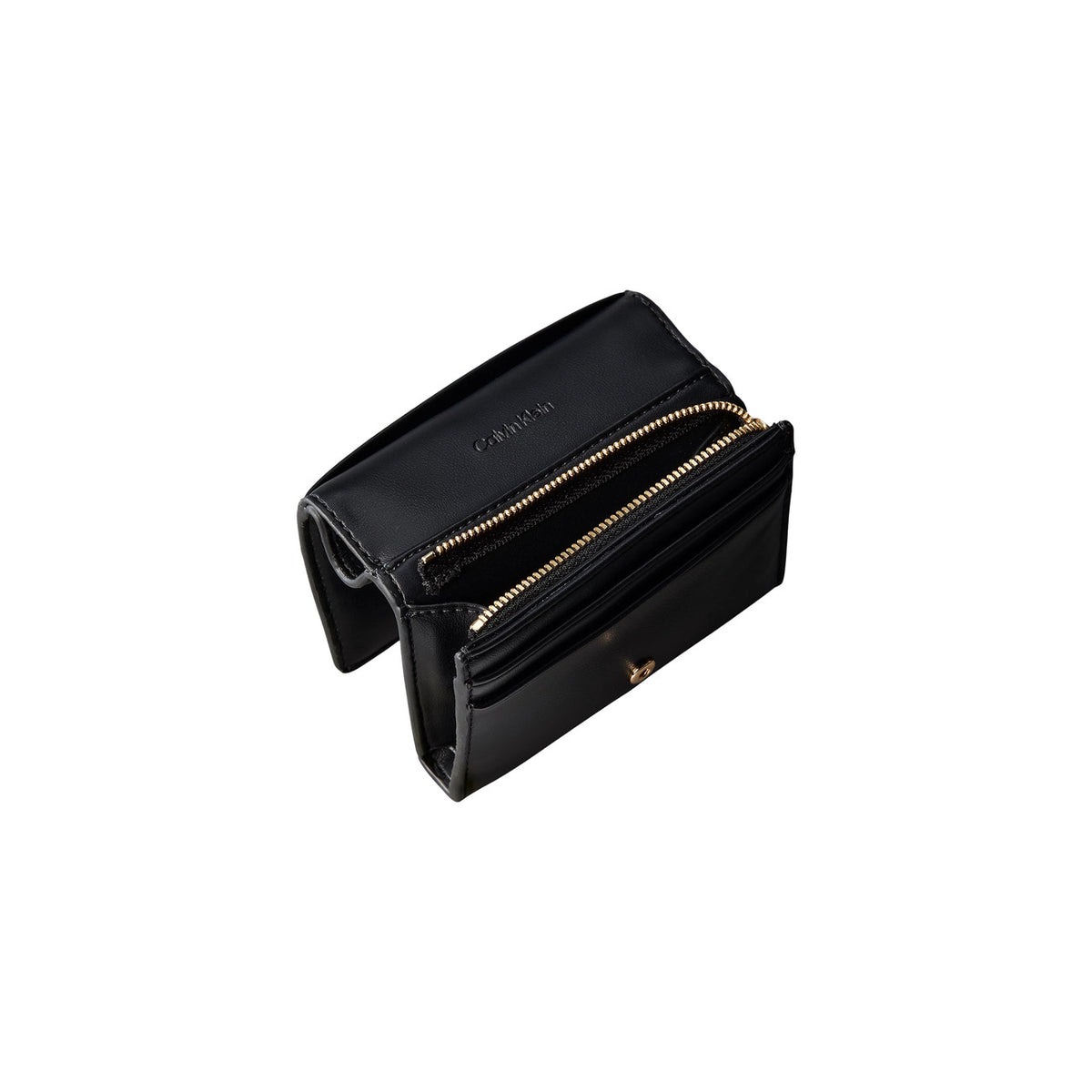Calvin Klein — Geldbörse schwarz Art.-Nr. BOLD CK MEDIUM BIFOLD für Damen — Ansicht 3