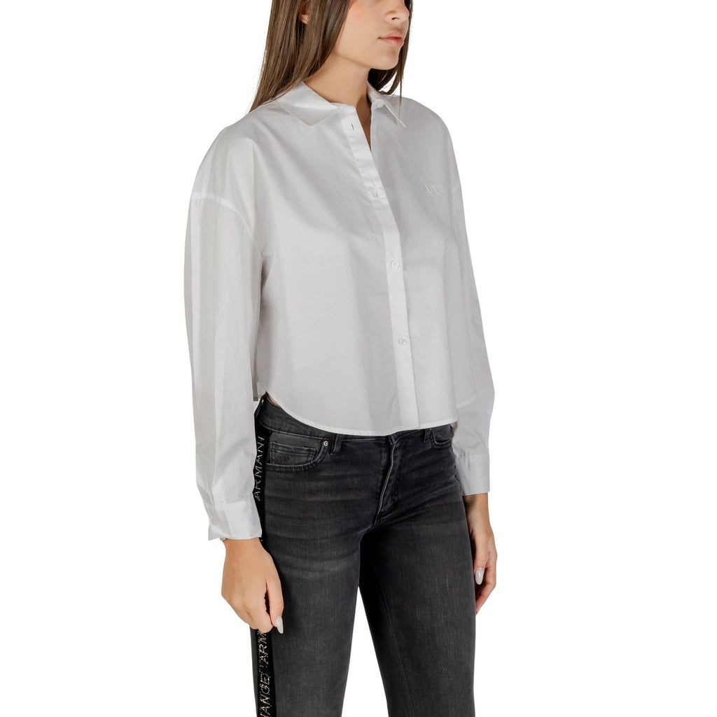 Armani Exchange — Damenbluse XW001180 weiß — Ansicht 4