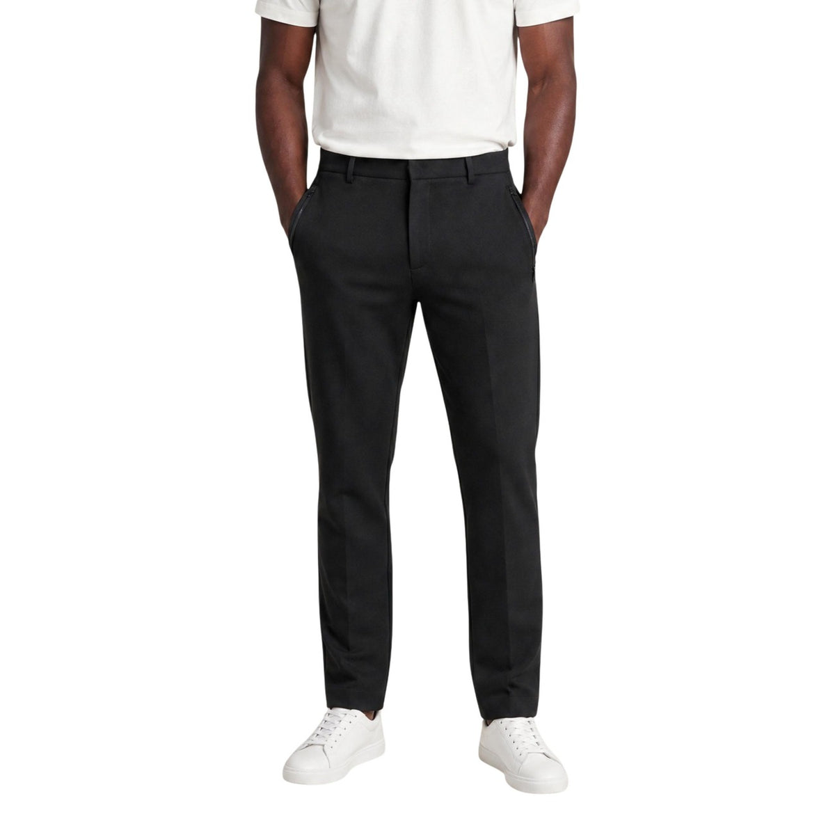 Armani Exchange — Men's black stretch pants