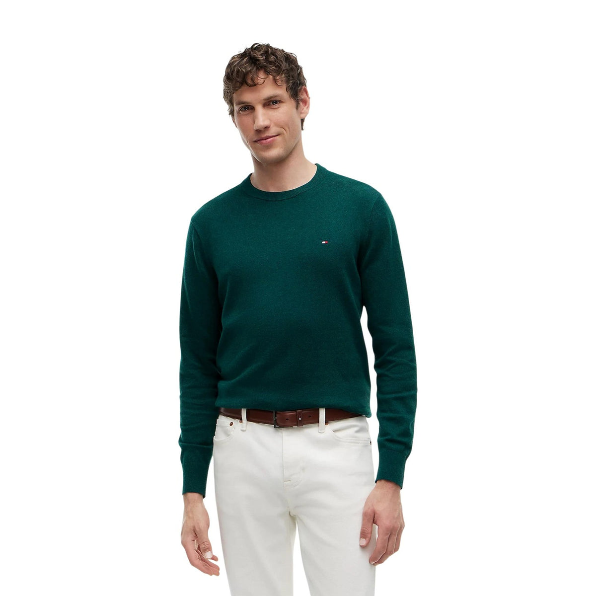 Tommy Hilfiger — Pull coton-cachemire Pima homme — vue 8