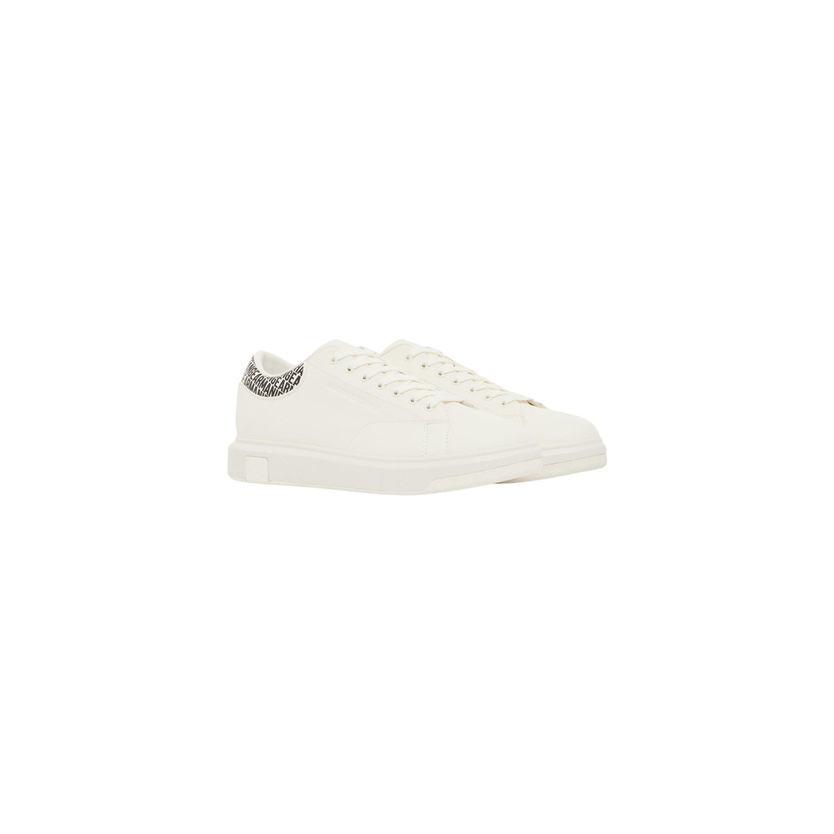 Armani Exchange — Baskets blanches homme — vue 5