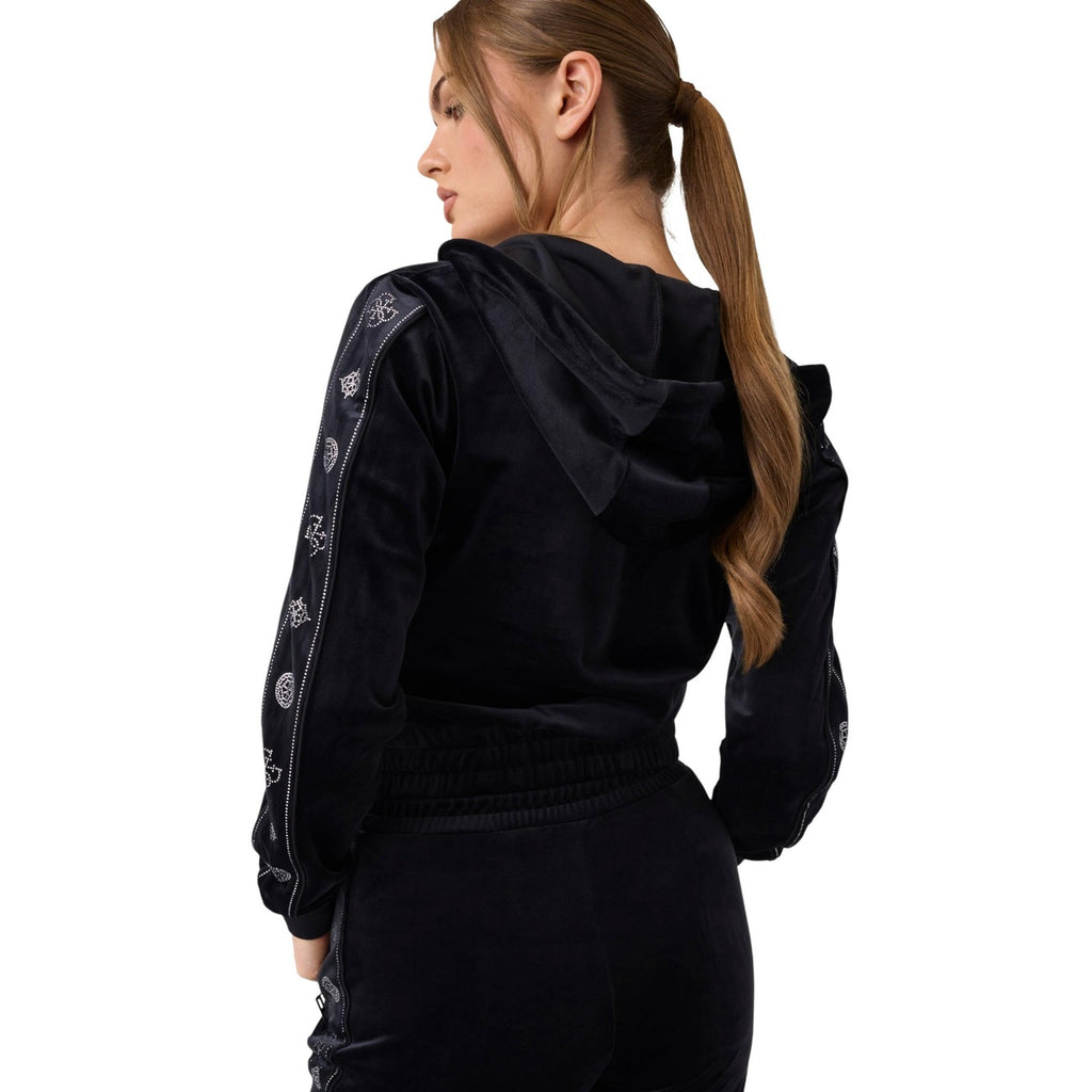 Guess Active — Amalia damesvest met rits en capuchon zwart — afbeelding 2
