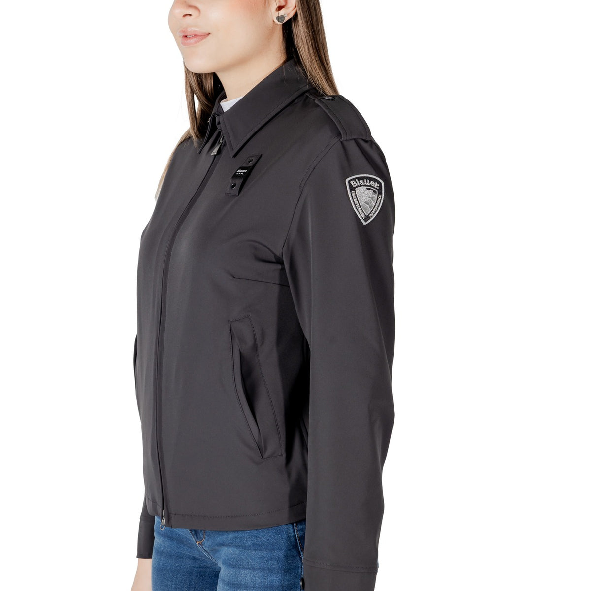 Blauer — Veste légère noire femme 25SBLDC04333 — vue 5