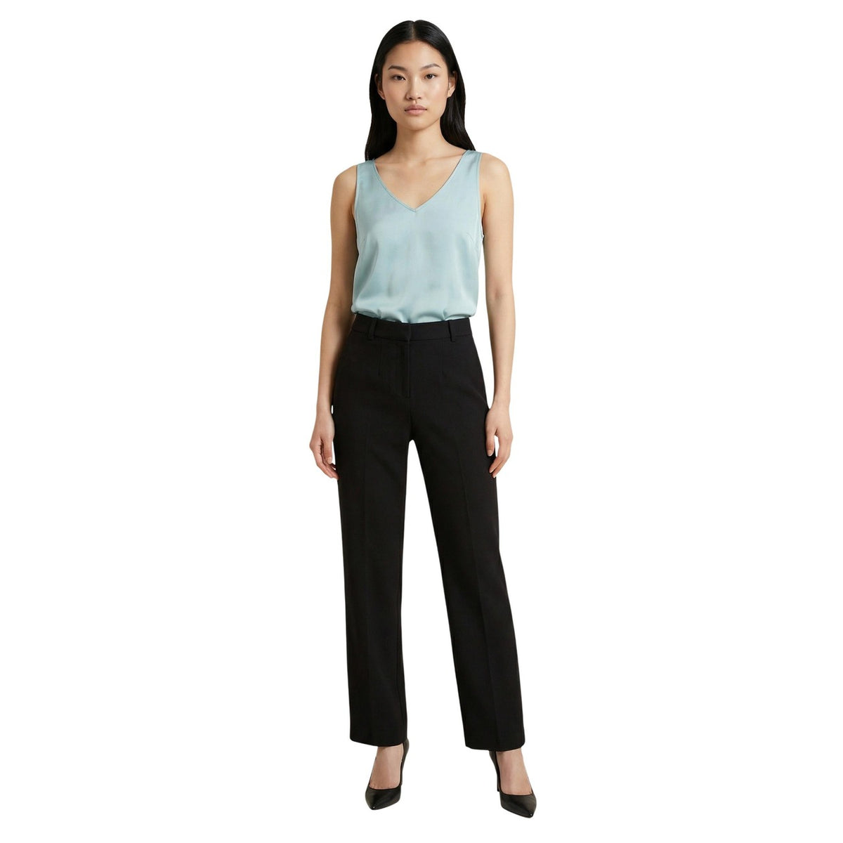 Artigli — Top satiné col V femme ACCN004964 — vue 2