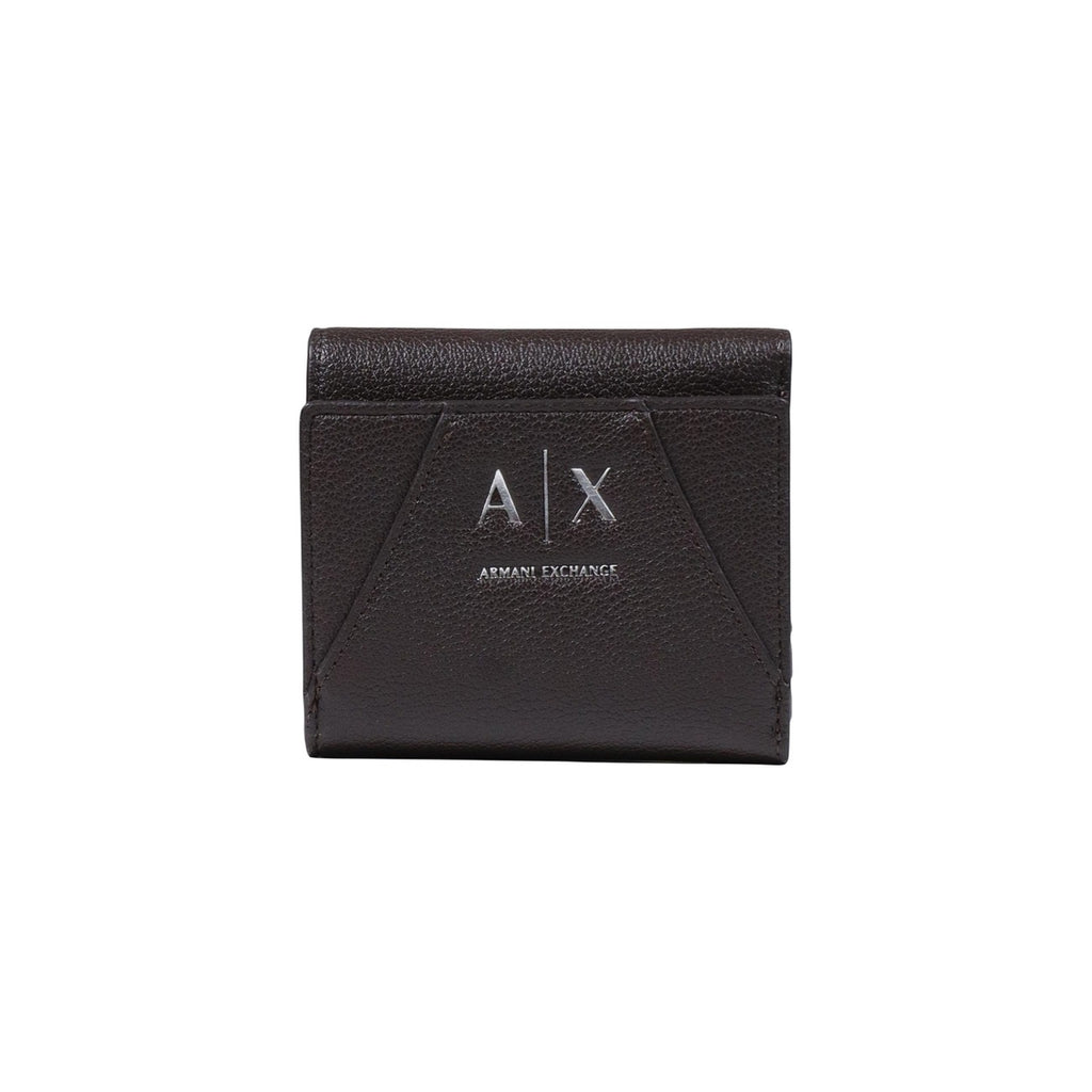 Armani Exchange — Compacte bruine damesportemonnee