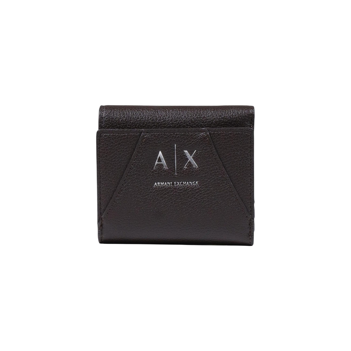 Armani Exchange — Compacte bruine damesportemonnee