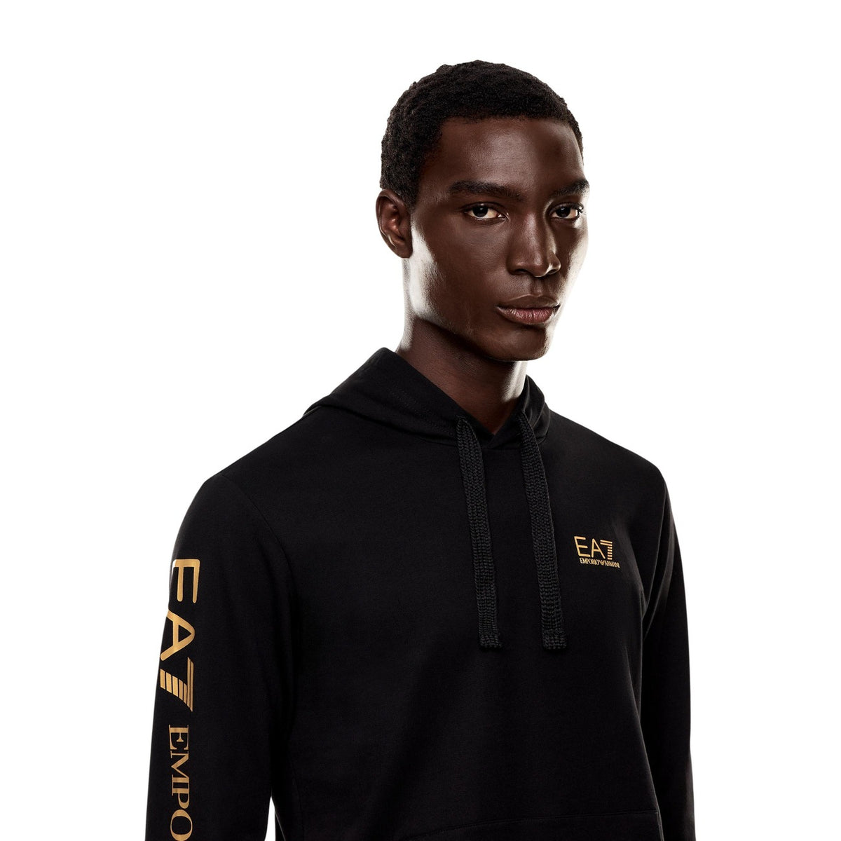EA7 — Men’s black hoodie — view 4