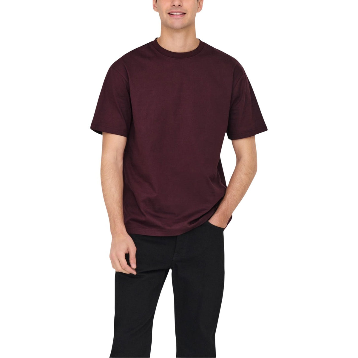 Only & Sons — T-shirt col rond manches courtes homme — vue 6