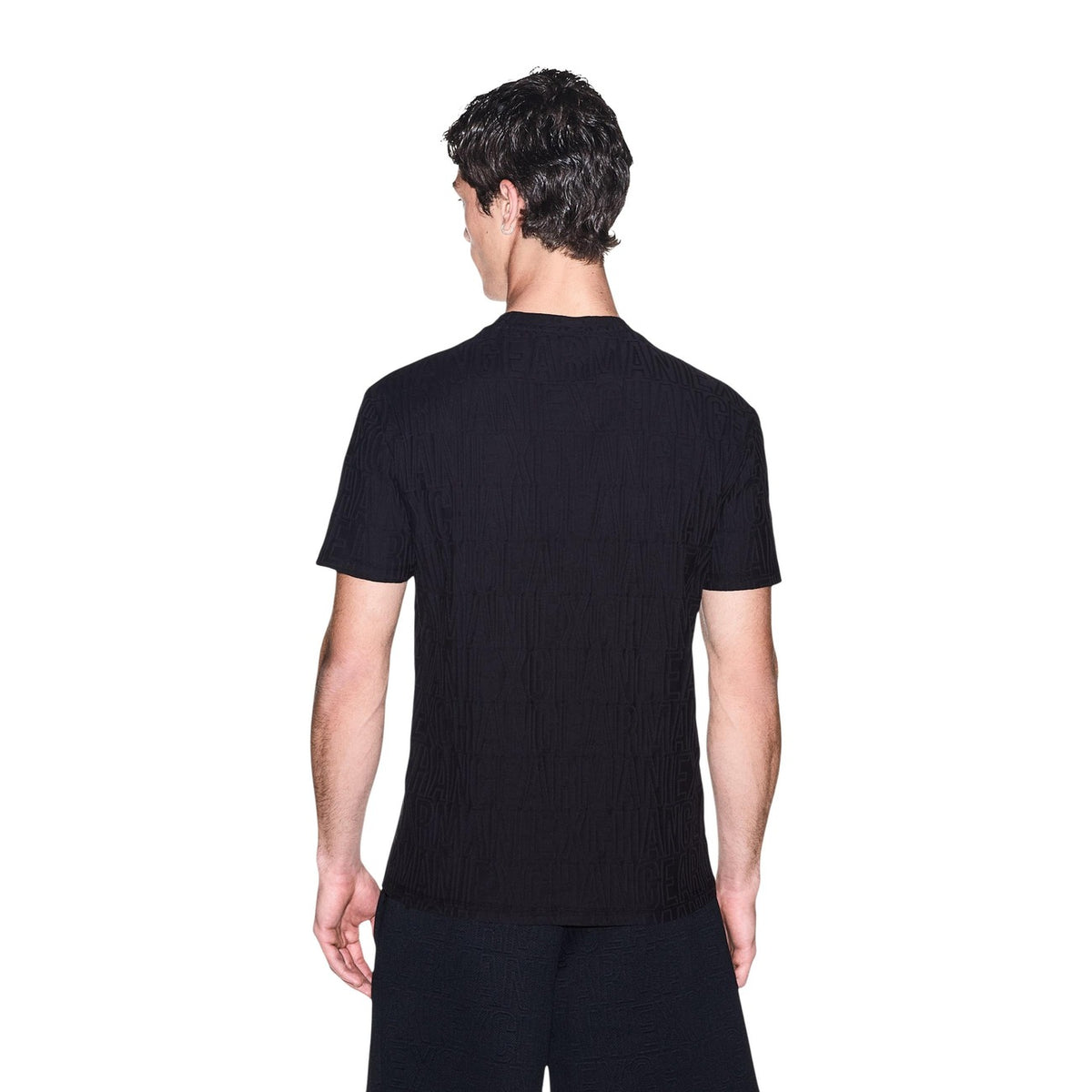 Armani Exchange — T-shirt premium noir homme — vue 4