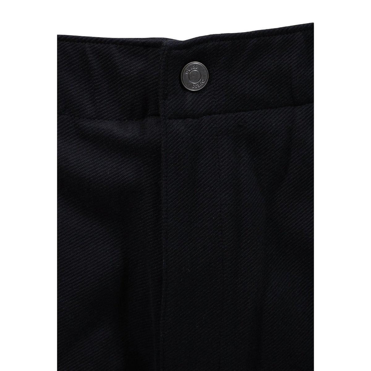 Guess — Men's Black Regular Leg Diagonal Trousers — view 5