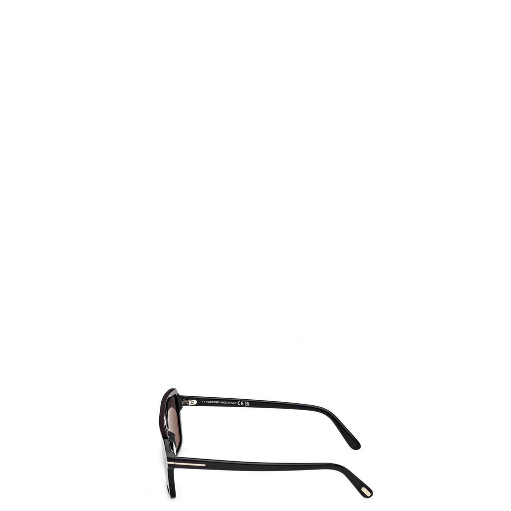 Tom Ford — Lunettes de soleil en acétate noir 56 mm homme — vue 2