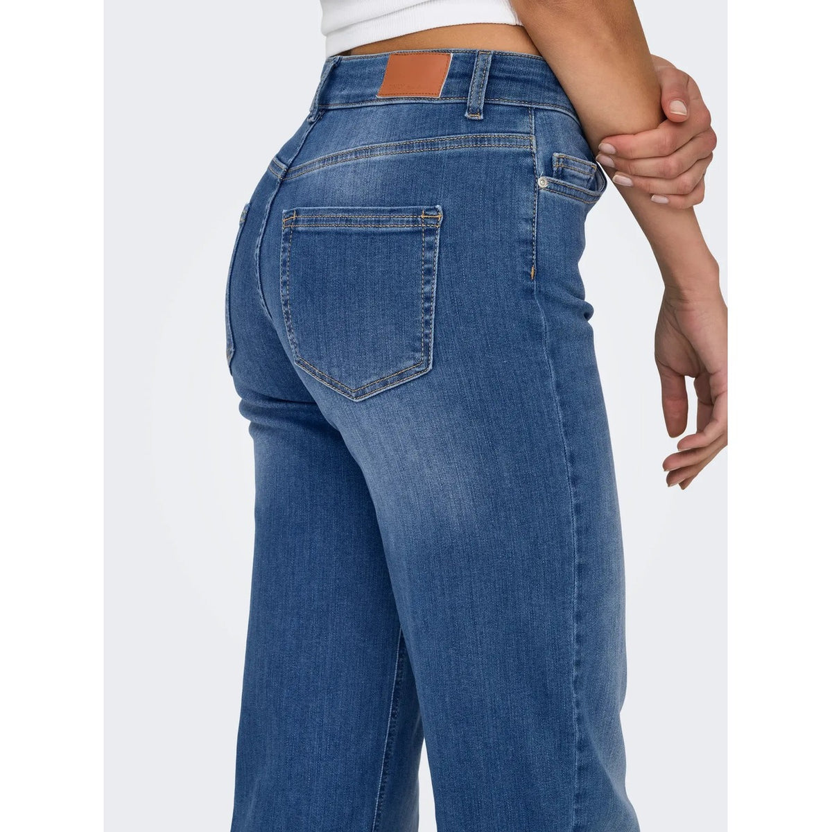 Only — Rechte jeans ONLBLUSH blauw dames — afbeelding 4