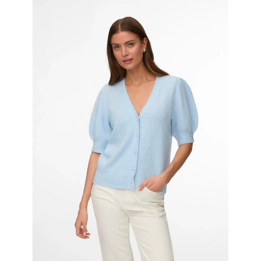Vero Moda — Cardigan 10345833 bleu azur femme — vue 2