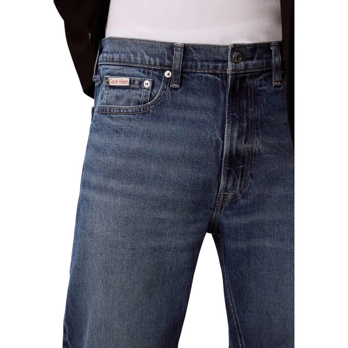 Calvin Klein Jeans — Jean LV04RB770G bleu en coton bio homme — vue 4