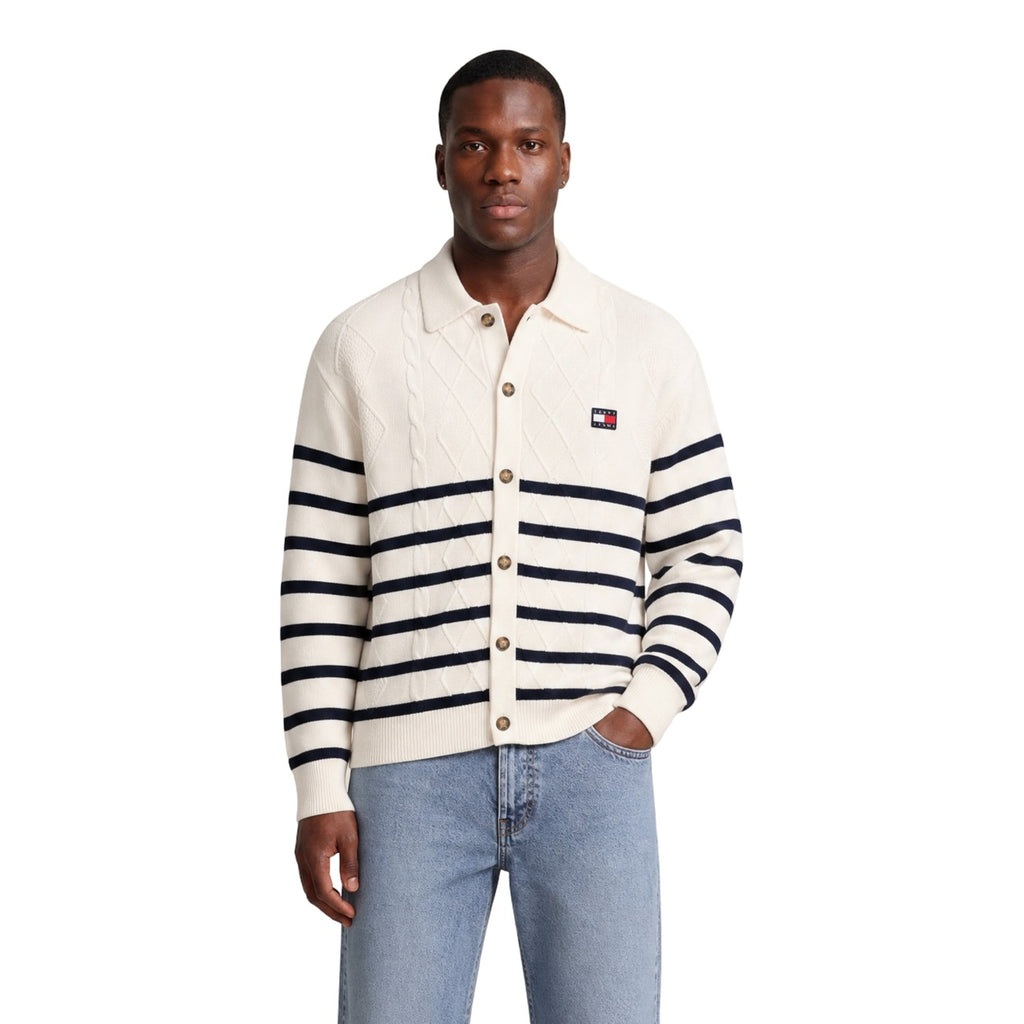 Tommy Jeans — weißes Sweatshirt für Herren