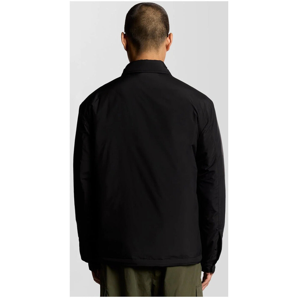 Lyle & Scott — Veste zippée noire homme — vue 2
