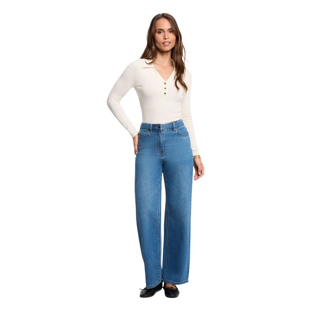 Morgan — Pull beige femme — vue 2